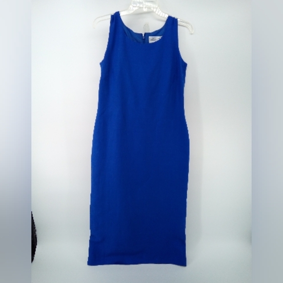 Jessica Howard Petite Blue 2 Piece Dress Open Cardigan Set Cruise Resort Lined 6 - Picture 9 of 12